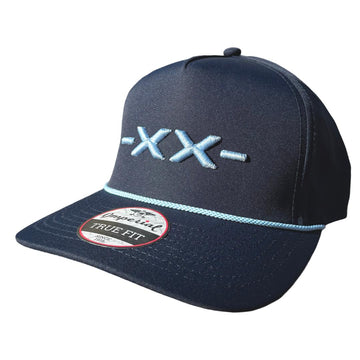 Icon Snapback (Navy / Ice Blue)